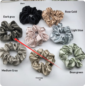 22mm Shiny Silk Hair Tie