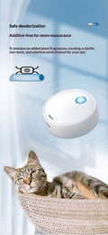 Éliminateur et désodorisant de boîte de litière pour animaux de compagnie intelligents