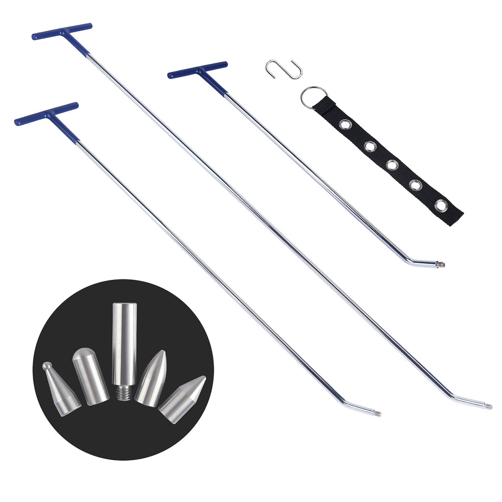 Outil de réparation de la dent de voiture Crochet Crowbar Ensemble de trois pièces