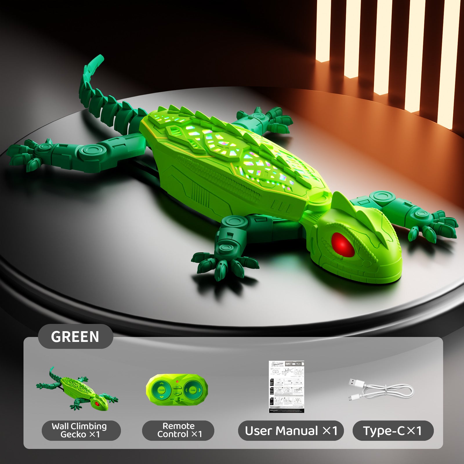 Jeu de Gecko à télécommande pour chats