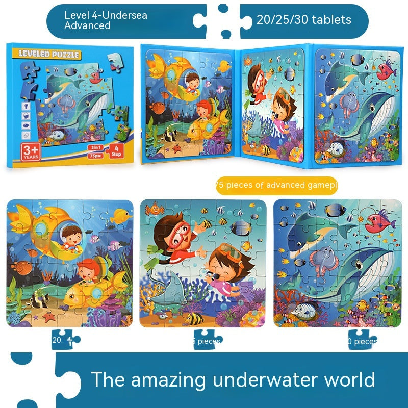 Book Advanced Magnetic Folding Puzzle Educational Toys
