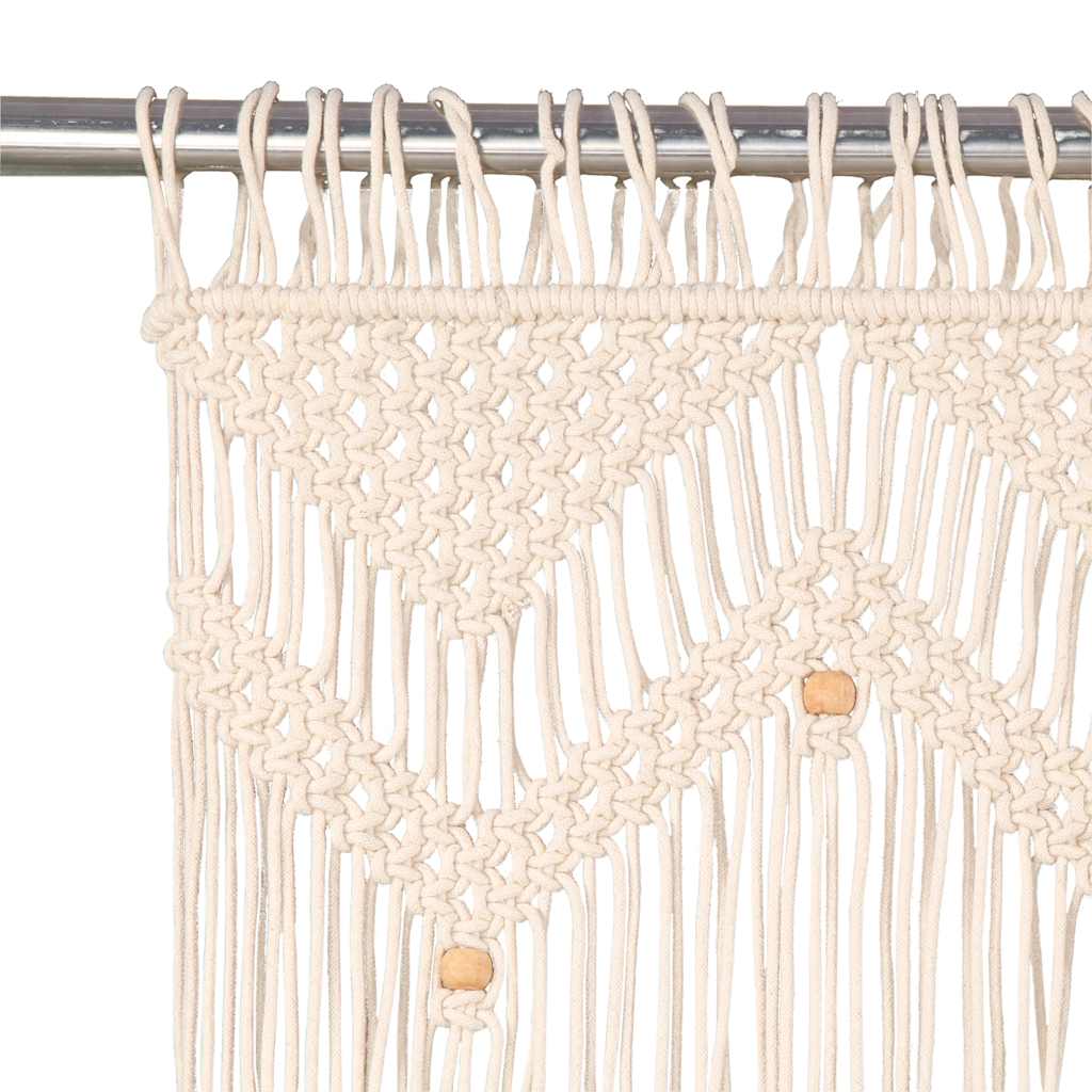 Rideau Macrame 140×240 cm Coton Macrame