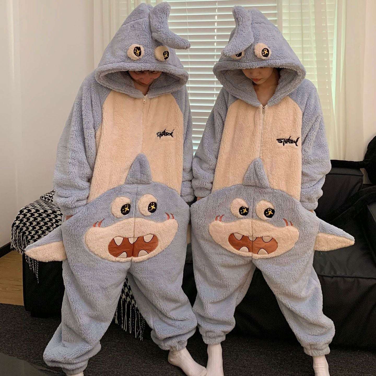Ensemble de vêtements de salon pour jeunes de style caricature