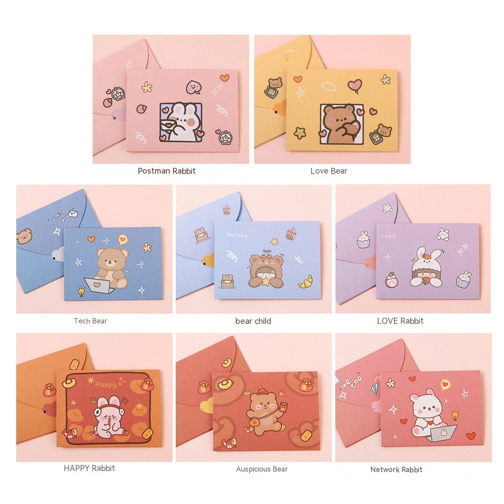 Enveloppe de carte de message de Bénédiction Cadeau
