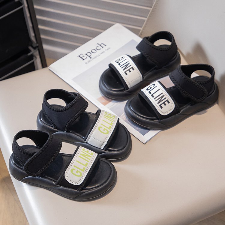 Sandales, Souples Chaussures de plage pour enfants Solées, Sandales tendance d'été, Léger et Non