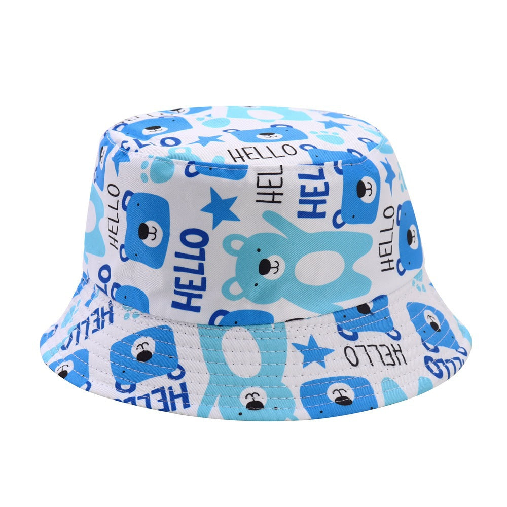 Chapeau d'animaux à double bord pour enfants