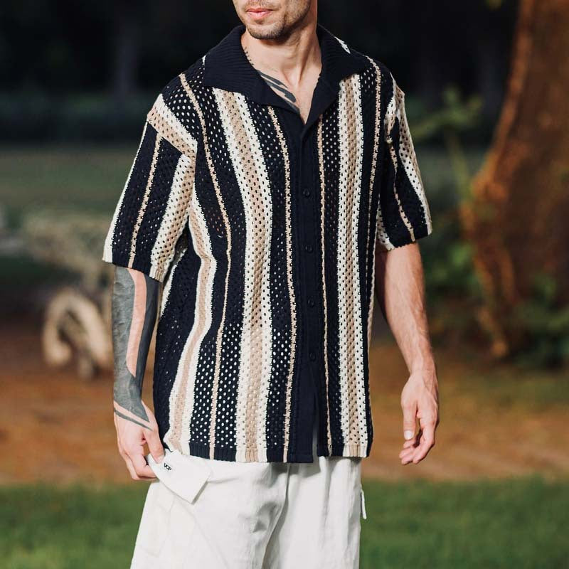 Chemise Casual Vintage Homme