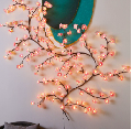 Cerise LED arbre lumières de branche pour le mur