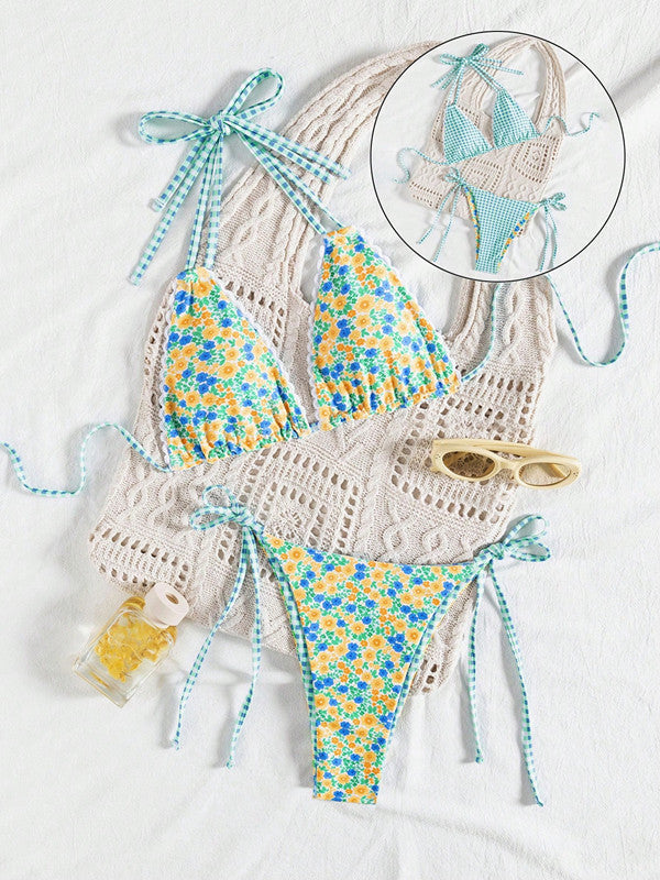 Ensemble de maillots de bain deux pièces pour femmes Bikini