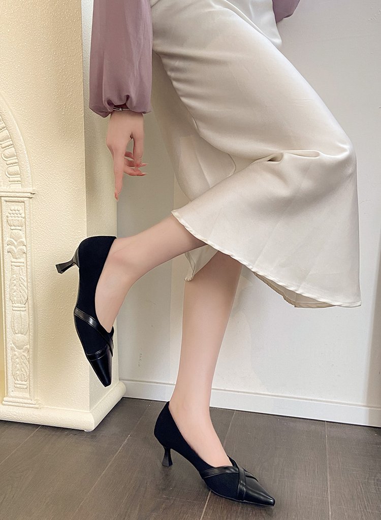 French Women's Style Height-Increasing Stiletto Pumps
