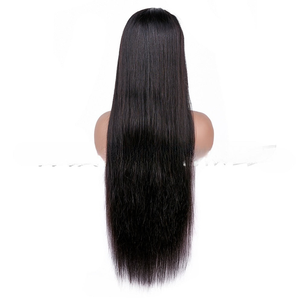 13x6 Perruque à cheveux humains droite de dentelle
