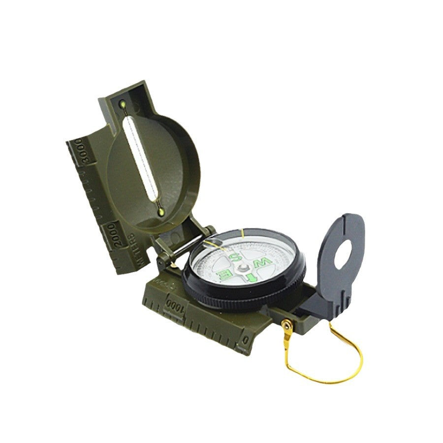 Boussole tactique directionnelle en plastique portable multifonctionnelle
