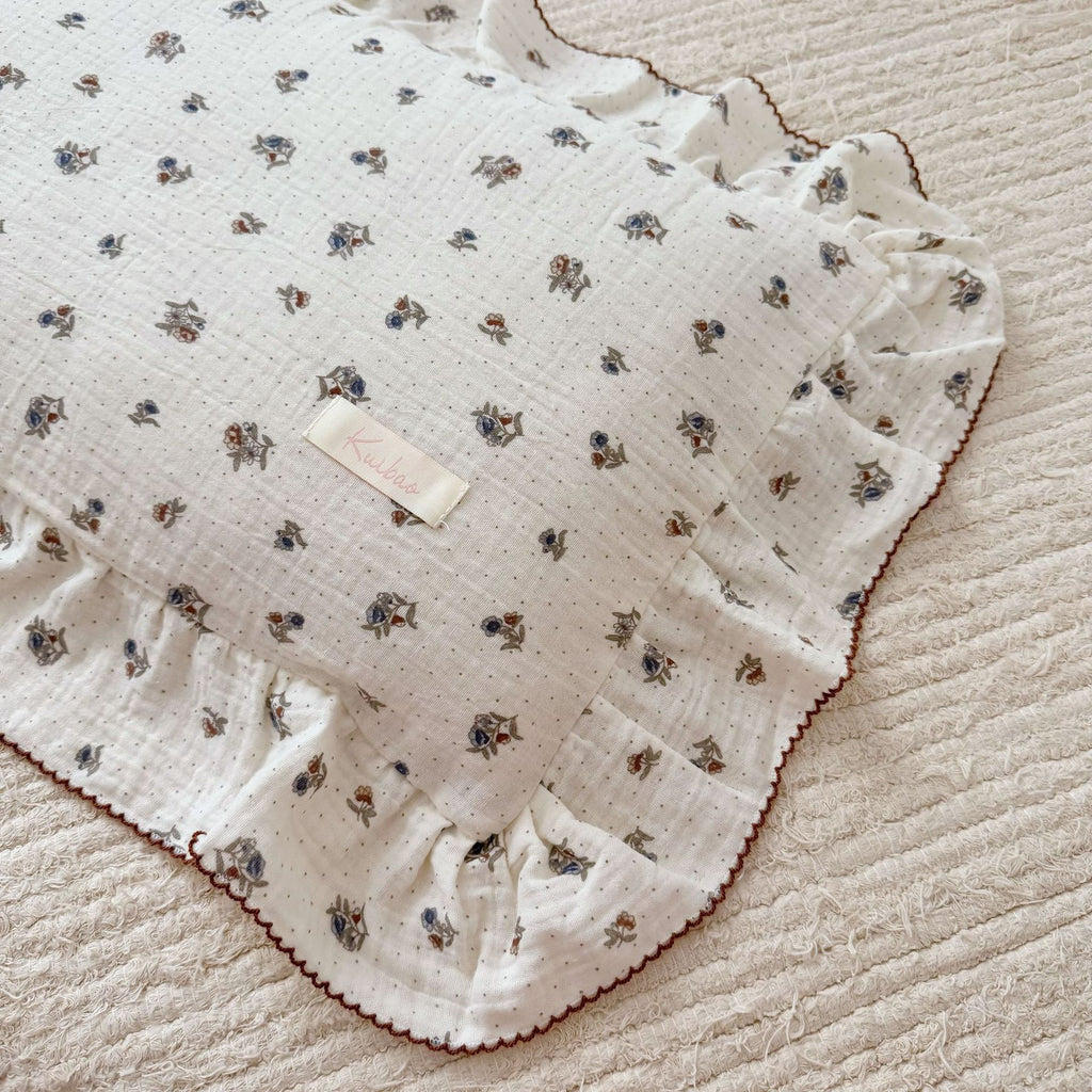 Coussin en coton floral de style coréen Gauze