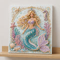 Peinture décorative de la sirène marine Pearl Strass