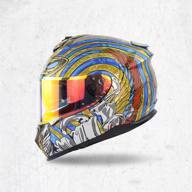 Casque de moto Full Face Riding Double Lens Casque de moto Full Cover