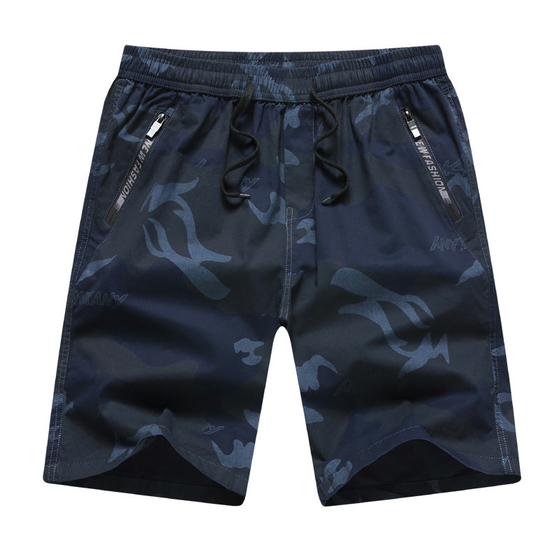 Short de fret en coton pur pour hommes