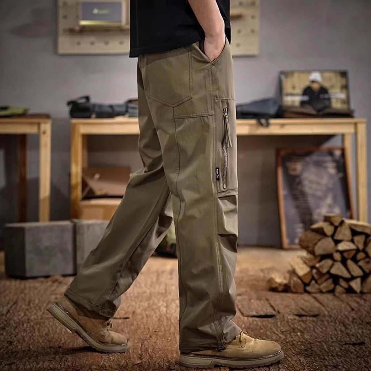 Pantalons occasionnels pour parachutistes fonctionnels extérieurs