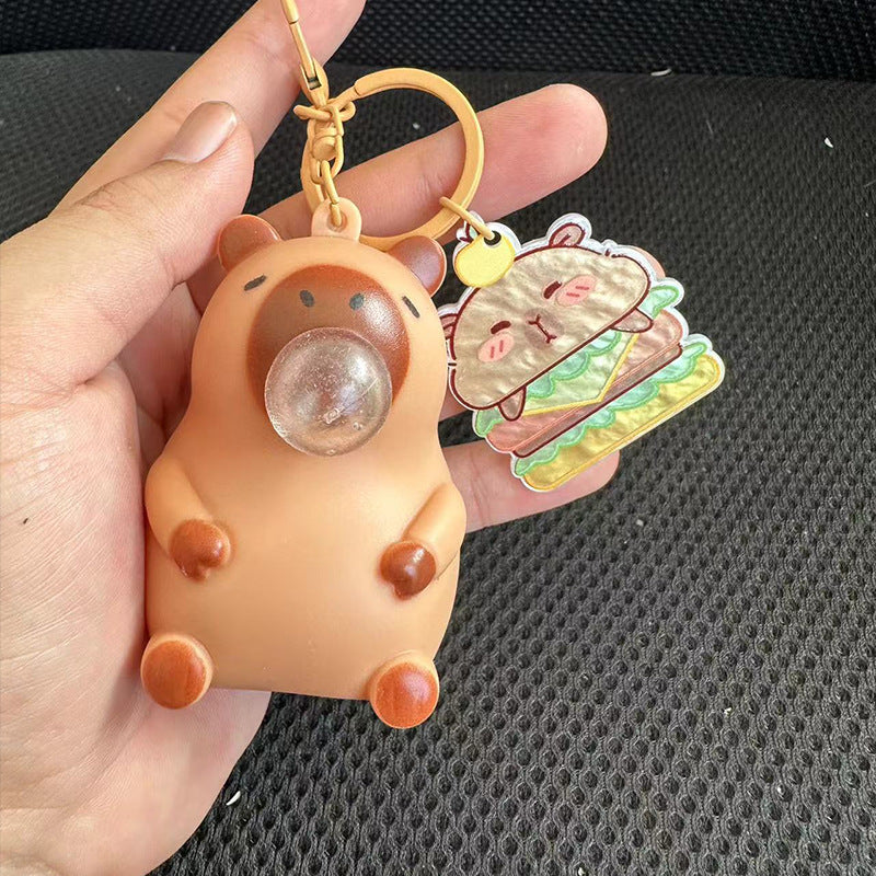Pendentif de porte-clés Creative Capybara