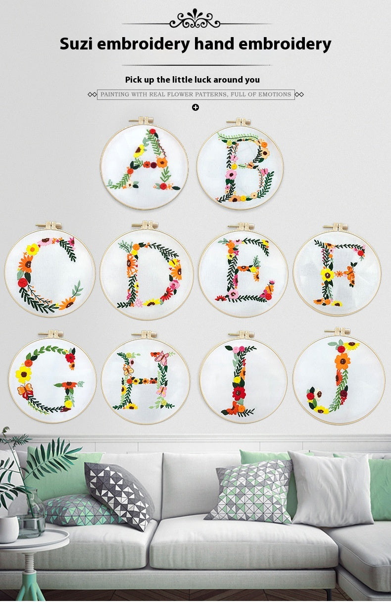 Broderie 3d Broderie faite à la main Broderie créative Diy Kit de tissu