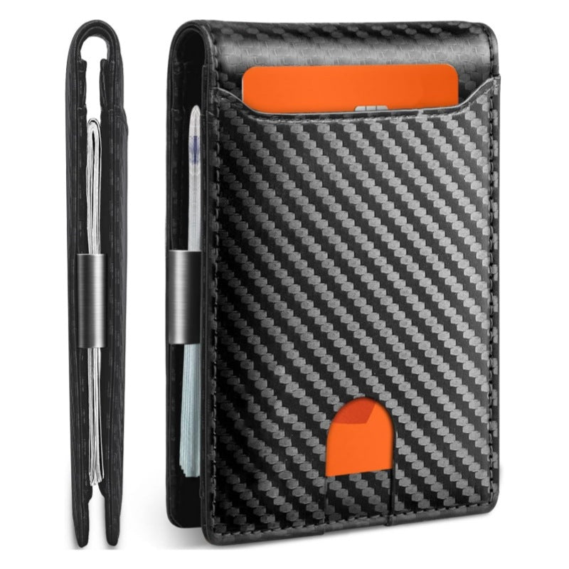 Flip double portefeuille ultra-fin pour hommes
