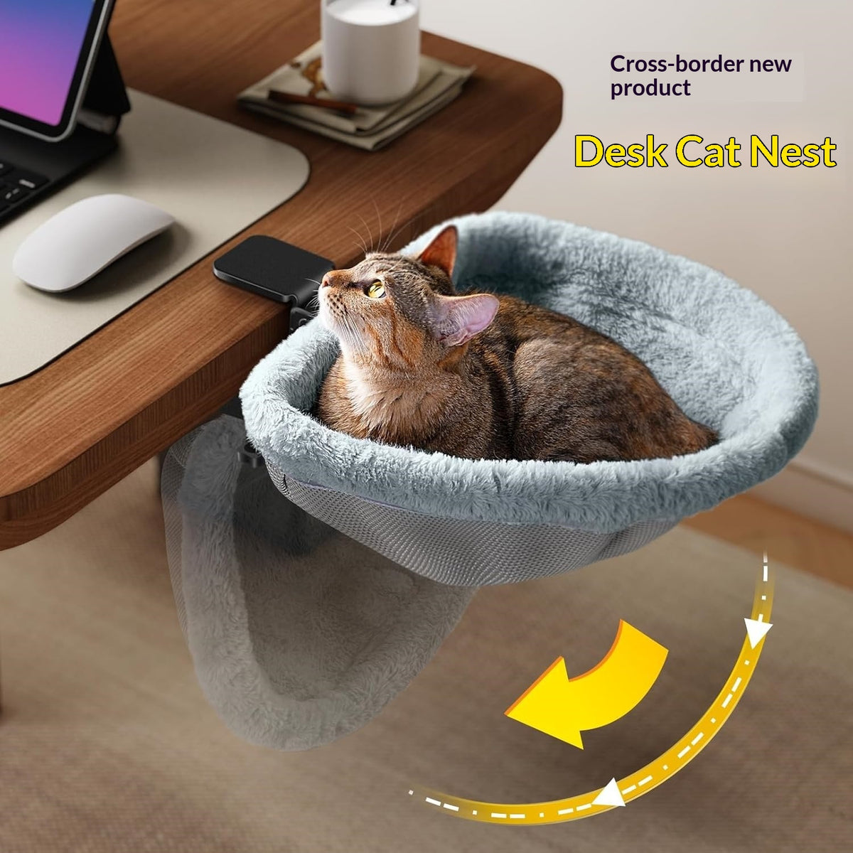 Lit de table pour petits chats réglable