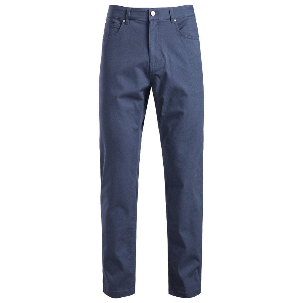 Pure Cotton Men's Casual Straight-Leg Pantalons Respirants Pantalons Hommes Jeunes Busines