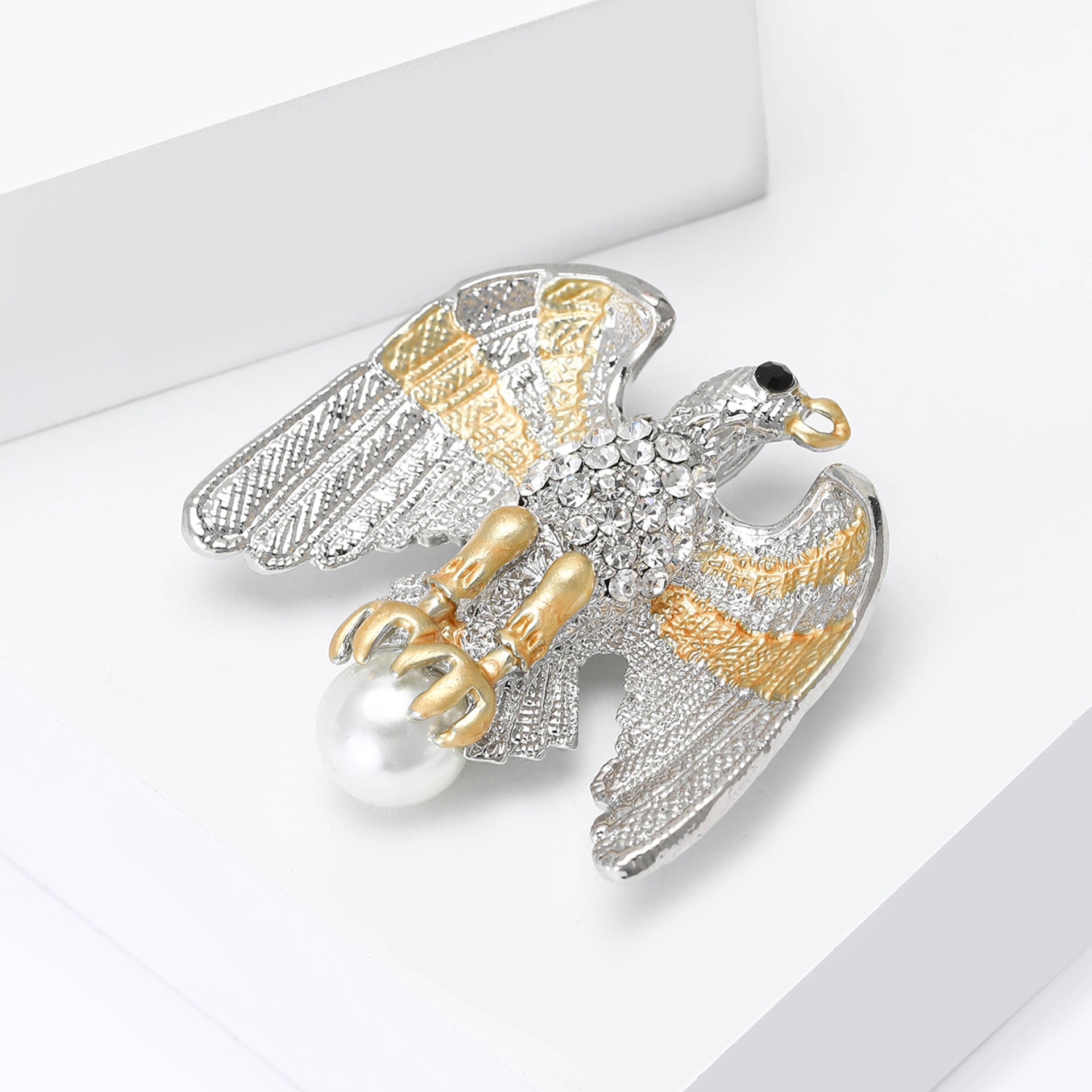 Fashion Alloy Strass Eagle Brooch