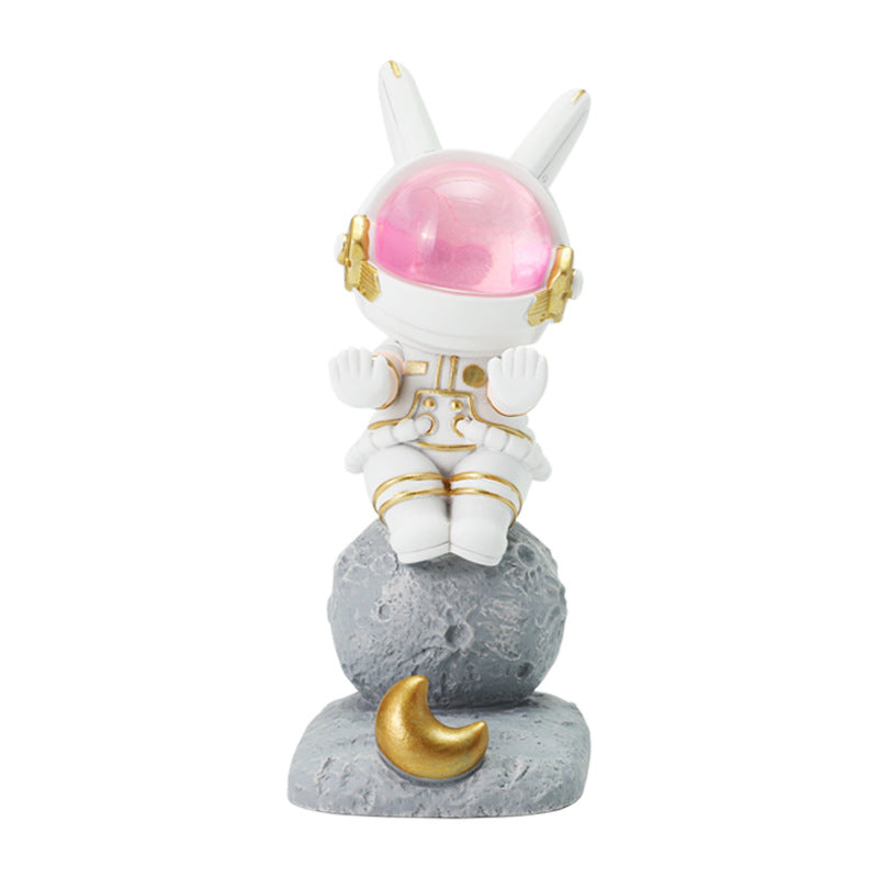 Space Rabbit Mobile Phone Stand Bureau Créatif