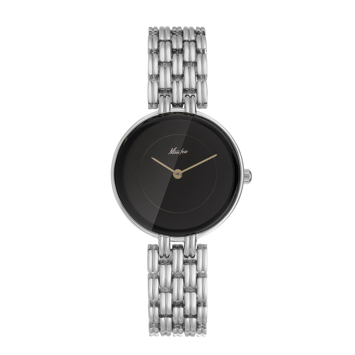 Montre Quartz en or noir simple