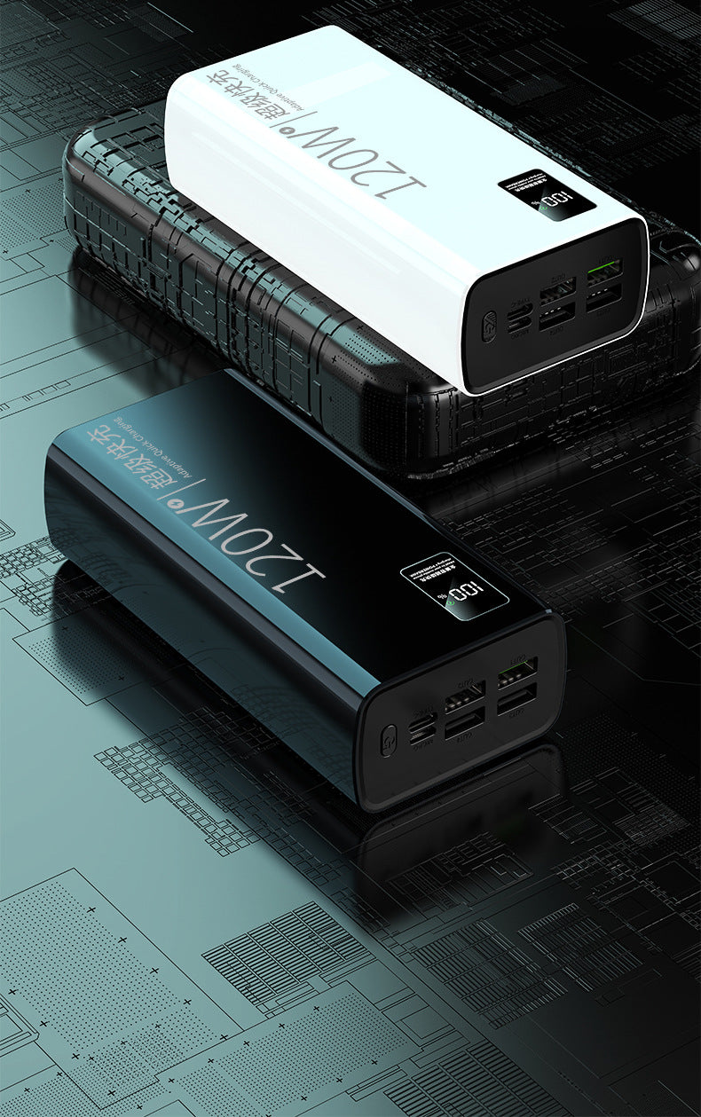 PD120w Super Fast Charge Power Bank 20000 MA Grande capacité Typec Charge rapide à deux voies