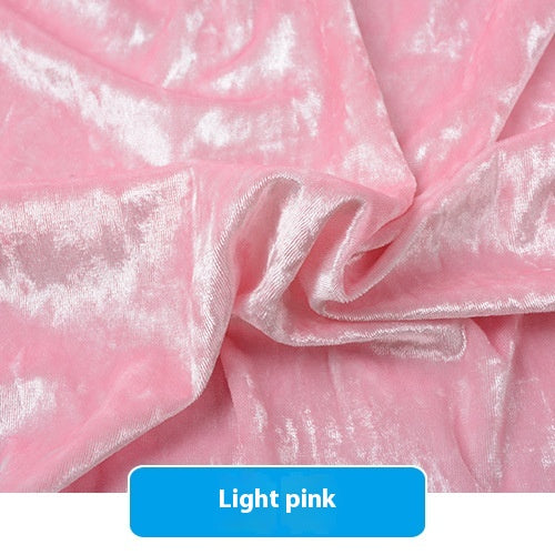 Multicolore Stretch Diamond Velvet Tissu Ice Flower Flannel