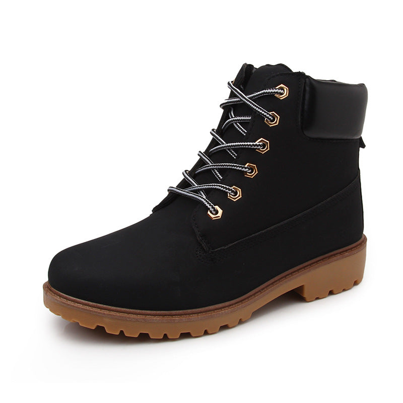 Hommes CottonQuilted Dr Martens Bottes de styleHaute Bottes de travail occasionnel