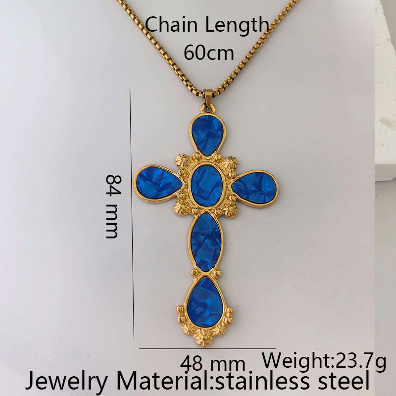 Collier de pendentif en acier inoxydable