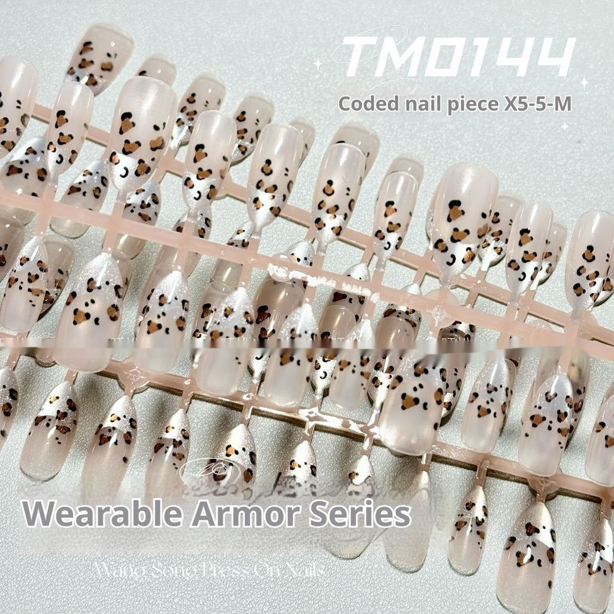 Fingertip Leopard Imprimer Anglais Style Tempérament Porter Armor