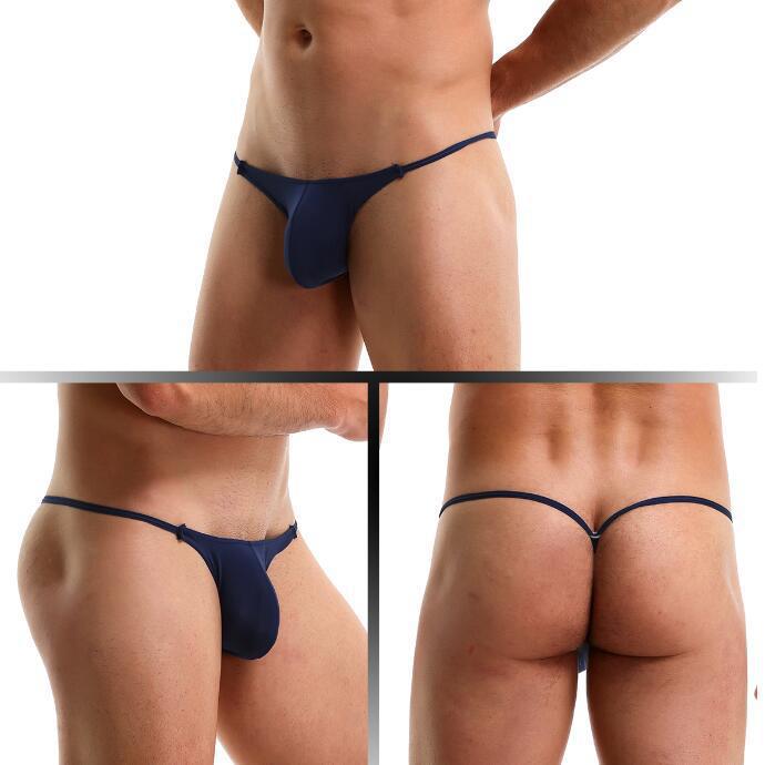 Low Waist hommes Ice Silk T-back