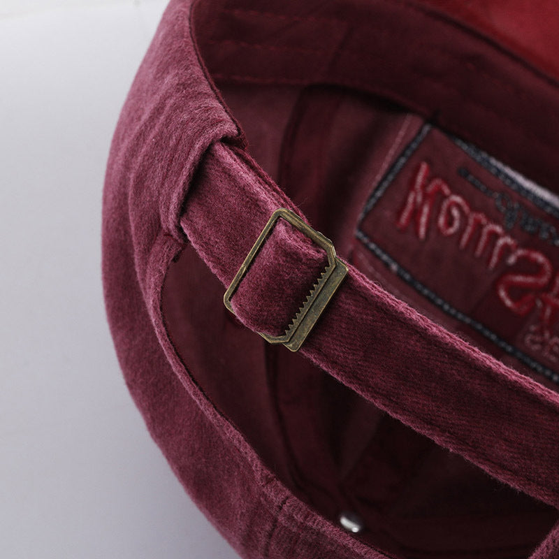 Letter-broidered Baseball Capversatile et facile à assortir