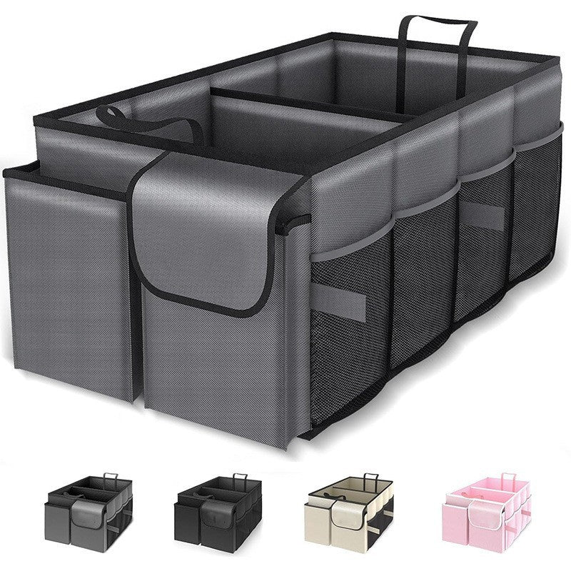Boîte de rangement de coffre de voiture pliable de grande capacité