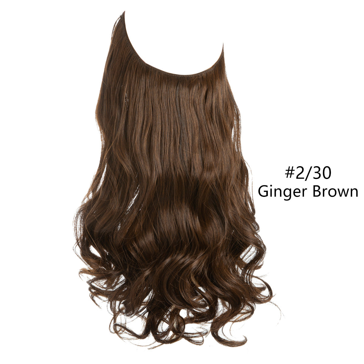 Ligne de pêche pour femmes Grande vague Multicolore Gradient Hair Extensions