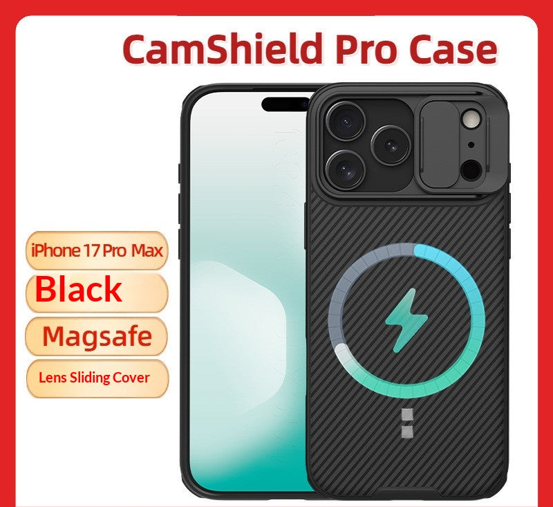 Boîtier de protection magnétique MagSafe avec un couvercle coulissant
