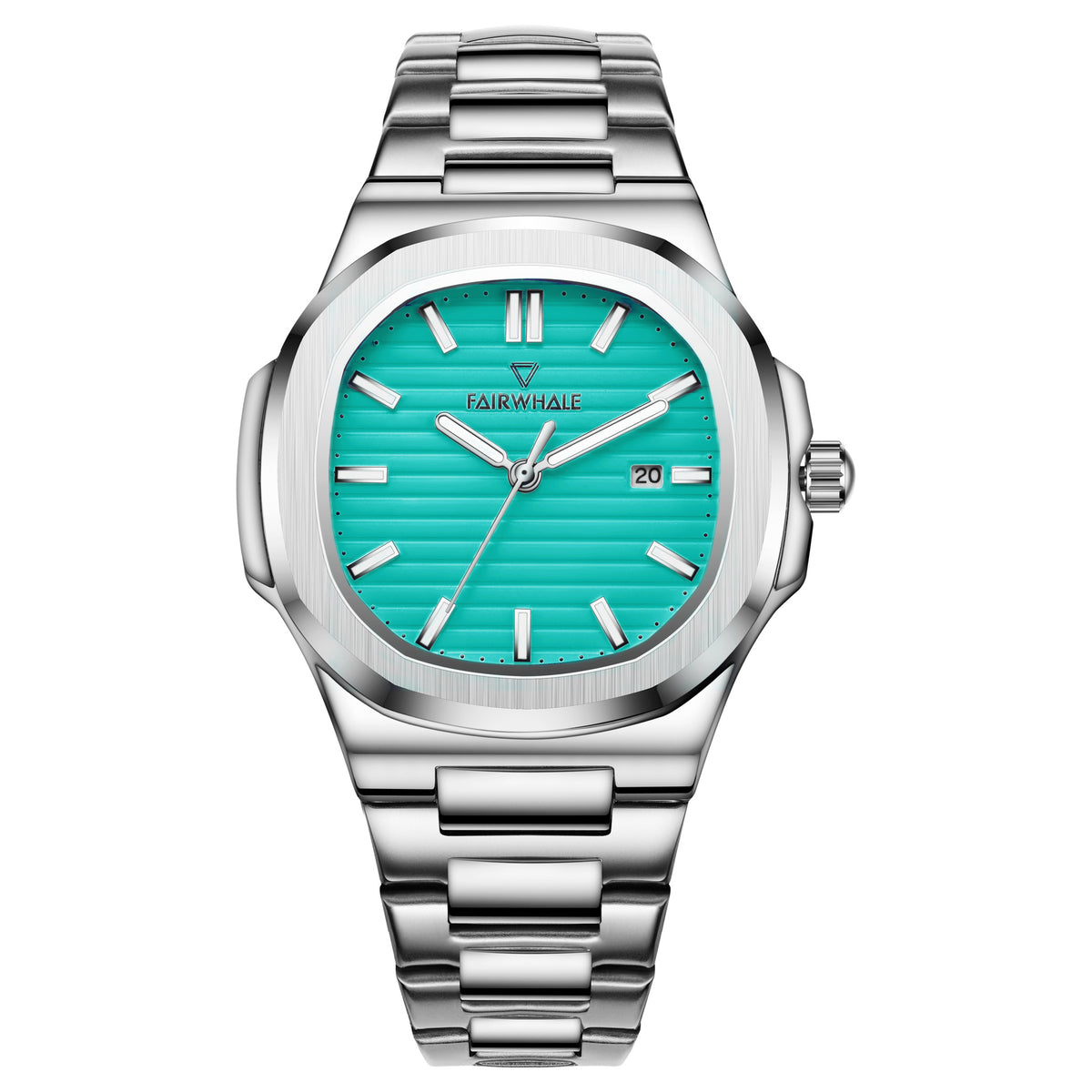 Show me the simple stainless steel Nautilidae for men