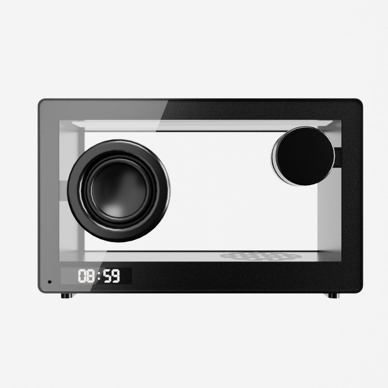 Haut-parleur Bluetooth sans fil compact transparent