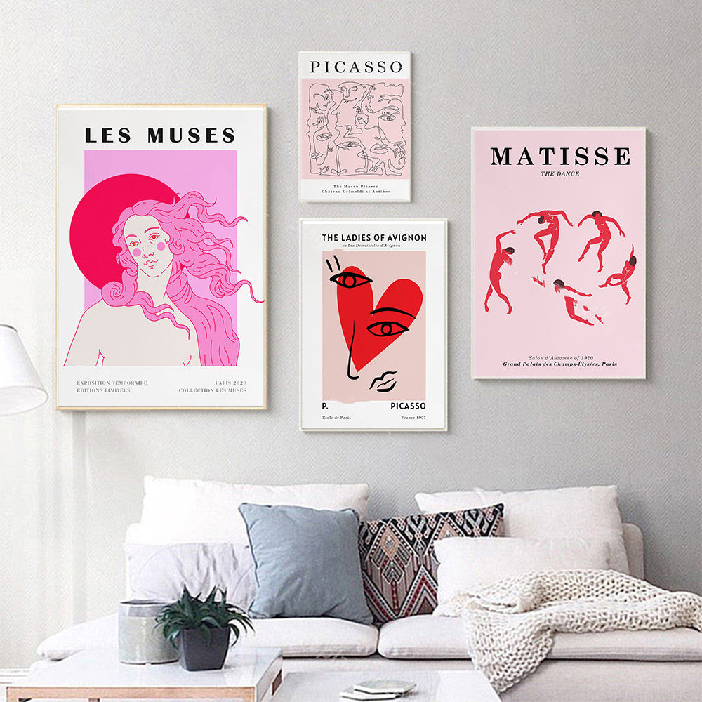 Matisse Venus Toile Art abstrait Affiche Peinture décorative