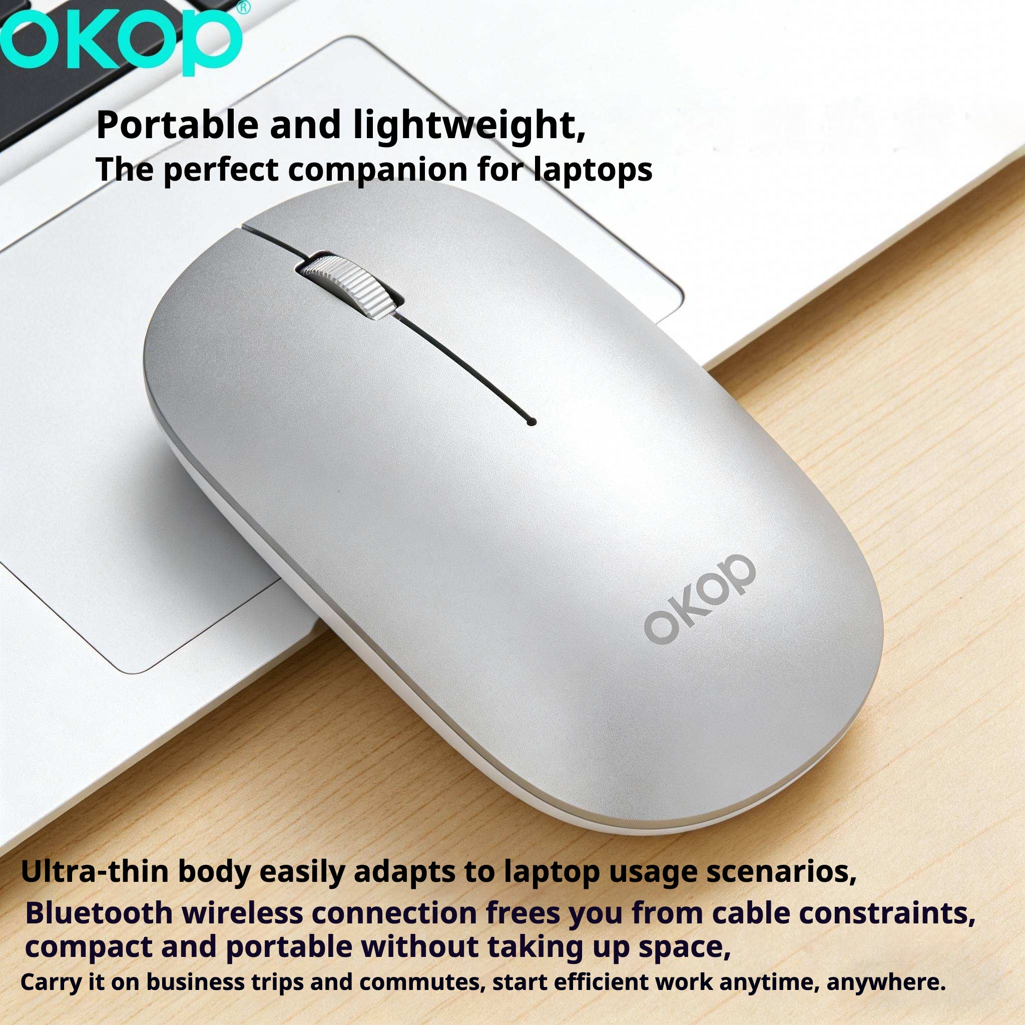S402 Meilleures ventes sans fil Bluetooth souris double mode rechargeable silencieux adapté pour Offi