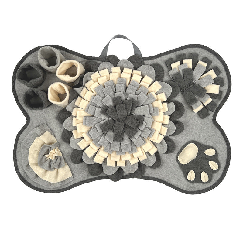 Puzzle de chien tapis de nourriture d'entraînement tapis de nourriture pour animaux de compagnie