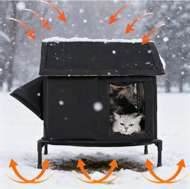 Four-saison Cold-resistant Outdoor Enclos Cat House