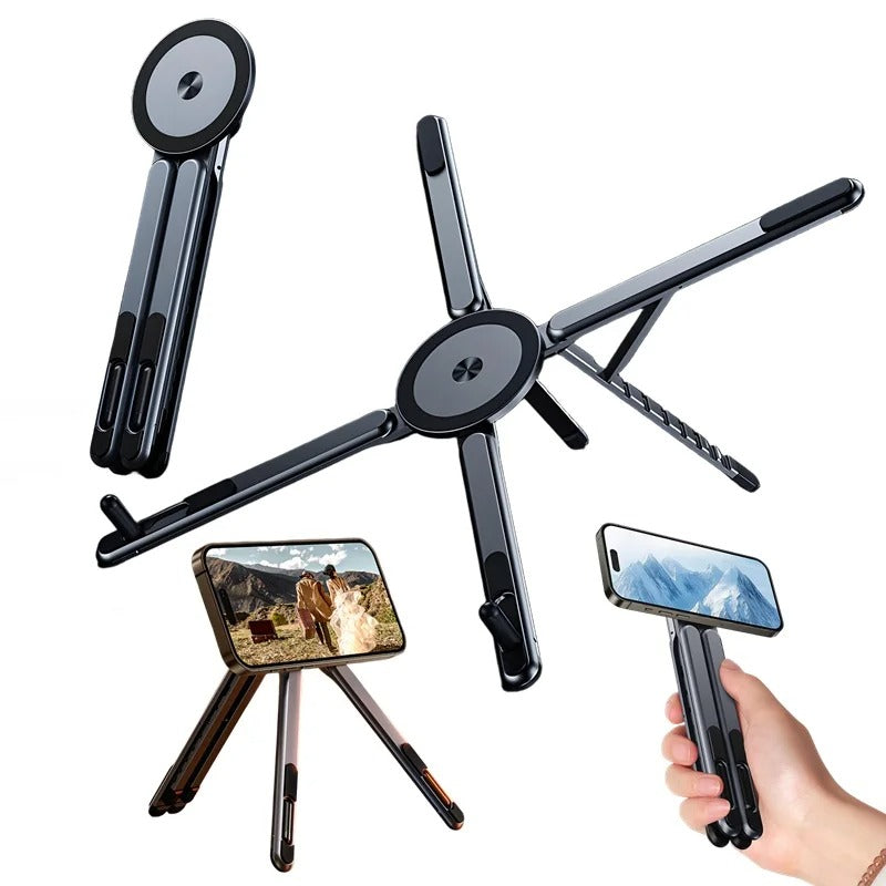 Portable Foldable Magnetic Phone Holder Multi-form Adjustable Desktop Tablet Holder
