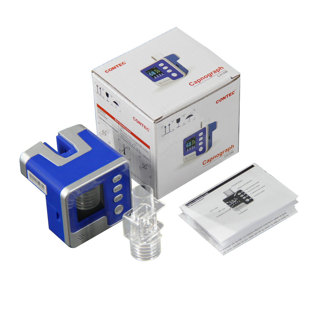 Vétérinaire principal CO2 Capnograph Vet Respiration End-tidal ETCO2 Monitor CA10M