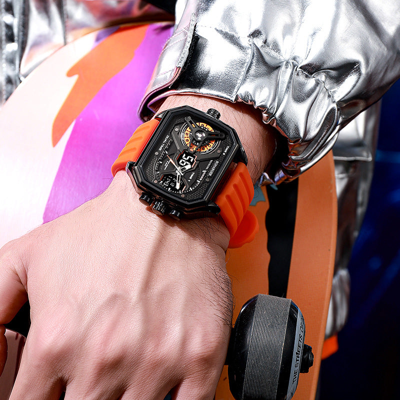 Montre électronique multi-fonctionnelle de sport léger et étanche