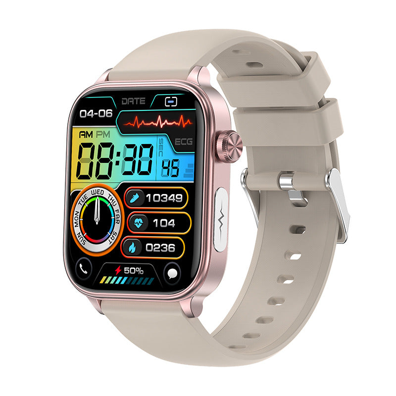 ET570 Smart Watch Bluetooth appelant la fonction ECG ECG Blood Glucose Véritable Blood non invasif
