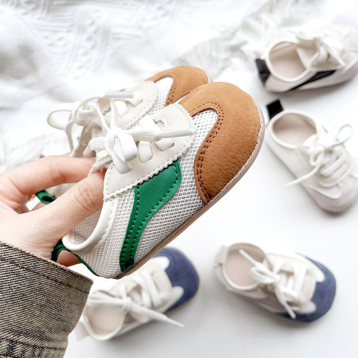 Chaussures Bébé Mesh Hollow Surface Toddler Respirant Soft Bottom